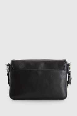 Lenora Leather Flap Crossbody Bag