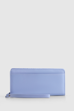 RFID Lily Leather Large Zip Wallet