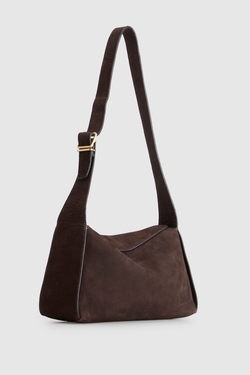 Nala Nubuck Leather Shoulder Bag
