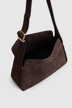 Nala Nubuck Leather Shoulder Bag