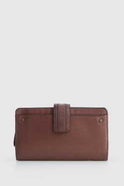 Lia Leather Large Tab Wallet
