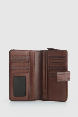 Lia Leather Large Tab Wallet