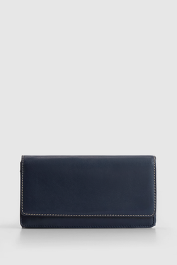 Maya Leather Large Clutch