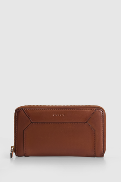 Ivy Leather Medium Zip Wallet