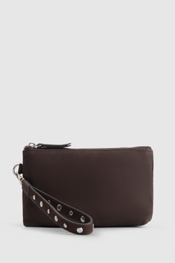 Jade Leather Wrist Pouch