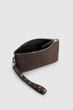 Jade Leather Wrist Pouch
