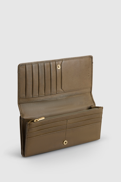 Allegra Leather Large Wallet