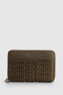 Allegra Leather Medium Zip Wallet