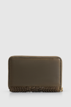 Allegra Leather Medium Zip Wallet
