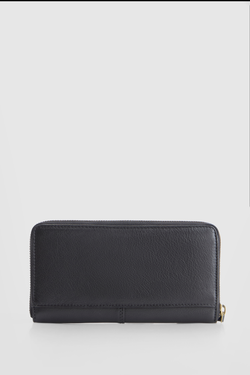 Rumi Leather Zip Large Wallet