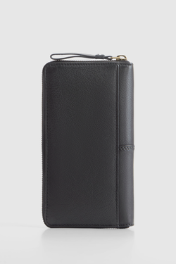 Rumi Leather Zip Large Wallet