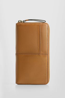 Rumi Leather Zip Large Wallet