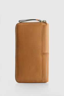 Rumi Leather Zip Large Wallet