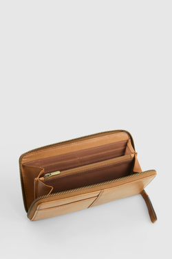 Rumi Leather Zip Large Wallet