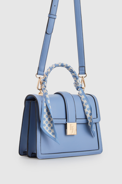 Scarf Top Handle Bag