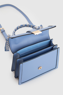 Scarf Top Handle Bag