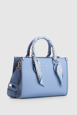 Small Tote Bag With Scarf