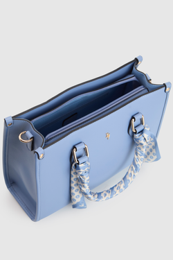 Small Tote Bag With Scarf