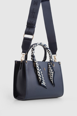 Small Tote Bag With Scarf