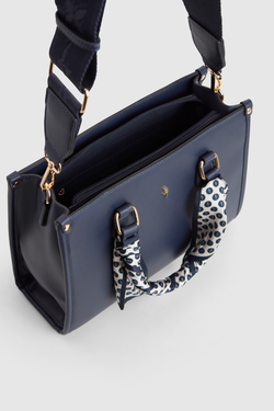 Small Tote Bag With Scarf