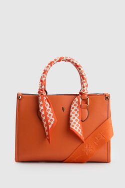 Small Tote Bag With Scarf