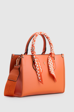 Small Tote Bag With Scarf