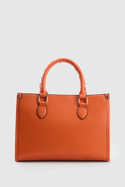 Small Tote Bag With Scarf