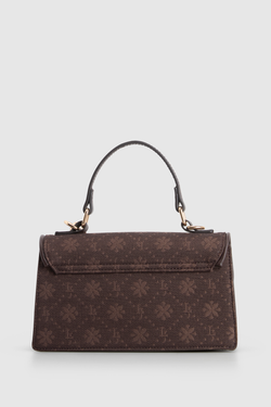 Jacquard Top Handle Bag
