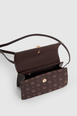 Jacquard Top Handle Bag