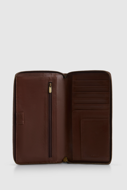 RFID Fred Leather Travel Wallet