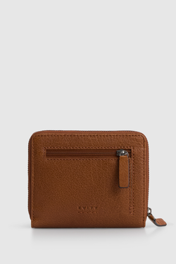RFID Adam Leather Zip Wallet
