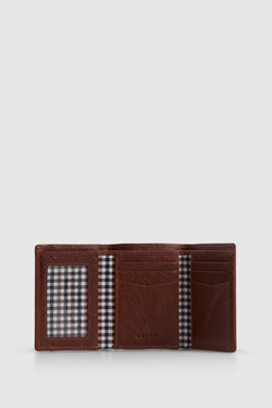 RFID Adam Leather Trifold Wallet