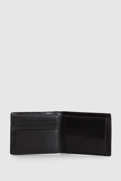 RFID Logan Leather Weave Bifold
