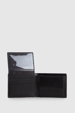 RFID Logan Leather Weave Bifold