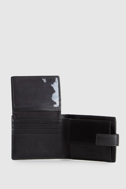 RFD Logan Leather Weave Tab Wallet