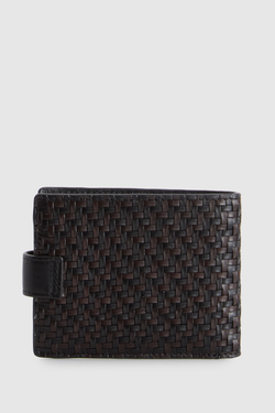 RFD Logan Leather Weave Tab Wallet