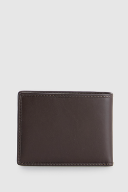 RFID Suede/Leather Bifold Wallet