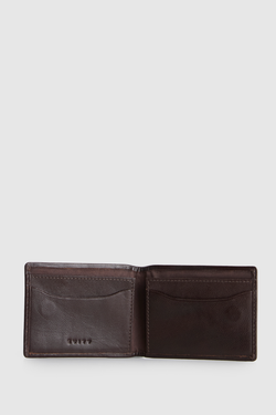 RFID Leather Slim Bifold Wallet