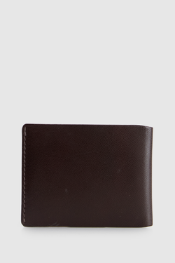 RFID Leather Slim Bifold Wallet