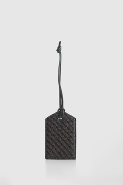 Logan Leather Weave Luggage Tag