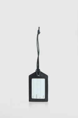 Logan Leather Weave Luggage Tag