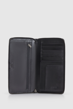RFID Gabe Leather Travel Wallet