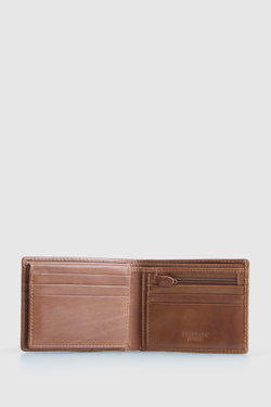 RFID Leather Bifold Wallet