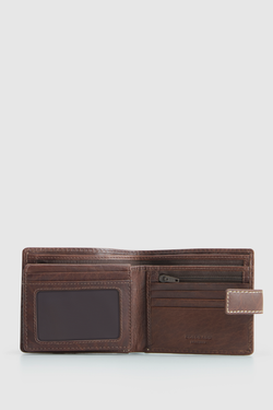 RFID Leather Tab Wallet