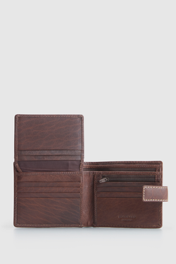 RFID Leather Tab Wallet