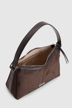 Nadine Suedette Shoulder Bag