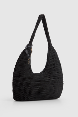 Rayon Crochet Shoulder Bag