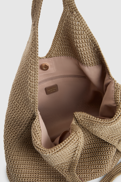 Rayon Crochet Tote Bag