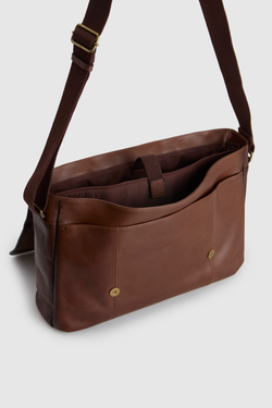 Fred Leather Satchel