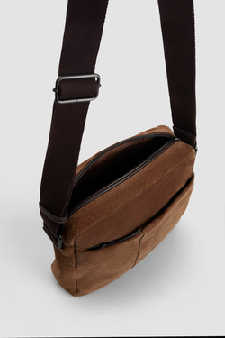 Harris Suede Small Satchel